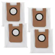 Efficient Filtration Dust Bags for TAB Fairy 10 Robot Vacuum Cleaner 4 Count