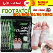 UPTO 300x Detox Foot Patches Pads Body Toxins Feet Slimming Cleansing Herbal A++