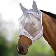 Harrison Howard CareMaster Fly Mask Half Face Moonlight Silver