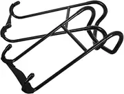 NULYLU 2pcs Dumbbell Hook Coat Hanger Dumbbells Weight Lifting Hooks Power Rack Attachments Dumbbell Handles Holder Dumbbell Hangers for Benching Barbell Attachment Black Iron