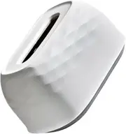 Desktop tissue box, light luxury corrugated tissue box, tissue storage box white