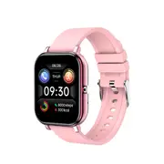 H10 Sports Smart Watch Call Heart Rate Monitor Bracelet for IOS Android - Blue - Pink