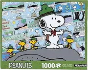 AQUARIUS Peanuts Snoopy Beagle Scouts - Comic 1000 Piece Jigsaw Puzzle(1000 Piece Jigsaw Puzzle) - Glare Free - Precision Fit - Officially Licensed Peanuts Merchandise & Collectibles - 20x28 Inches