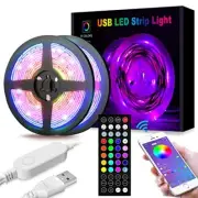 USB 32.8ft LED Light Strips,Smart LED Strip Lights for Bedroom16 Million