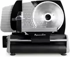 Meat Slicer, Cuts Meat, Cheese, Bread, Fruit & Vegetables, Adjustable Slice Thic
