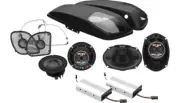 Wild Boar 800-Watt Amp/Front Speaker Kits WBA 800.4RG KIT