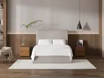 My Style Tapered Headboard & Slimline Base - Double / Haze / Gas Lift Base