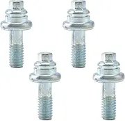 4pcs Side Battery Terminal Bolts,3/8" Standard Battery Terminal Bolt Stud for Battery Post Adapter,Replacement Side Post Battery Bolts Car Accessories,Universal Fit (Long Side Post Studs)