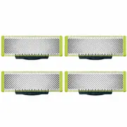 4 Pack Replacement Blades,Compatible With Norelco One 1 Blades Suitable Spare Blades QP210/80 QP2515 QP2520 QP6510 QP6530
