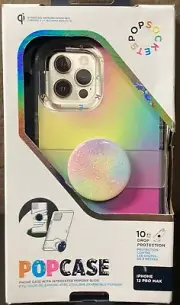 PopSockets PopCase Apple iPhone 12 Pro Max PopGrip Slide Case - Abstract