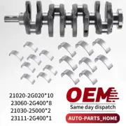 231112G400 Fit Hyundai Genesis Sonata Kia Optima 2.0L Turbo Crankshaft & Bearing (for: Hyundai)