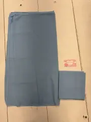 Light Blue 2 Pack Wedding Curtain Drapes Decoration Pack