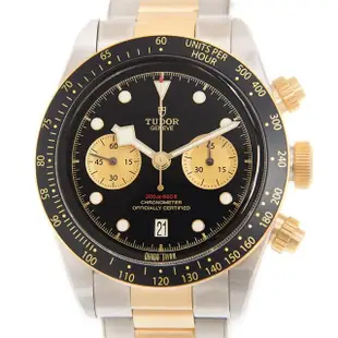 【TUDOR 帝舵】BLACK BAY計時鍊帶半金款x41mm(M79363N)