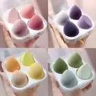4Pcs/Set Soft Beauty Egg Multi-color Foundation Sponges Powder Puff