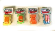 Set of 4 Vintage 1960s Hong Kong Plastic Dune Buggies