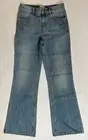 Gucci Kid's Girls Organic Light Blue Denim Pants with Gems 10 Year 657887 4452
