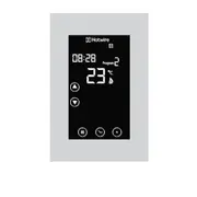 HOTWIRE HWGL2 Dual WIFI Touch Screen Control Panel for Floor Heating and Heated Towel Rail - Silver
