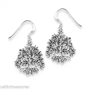 Sterling silver Celtic Tree of Life earrings, Irish