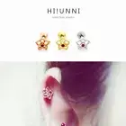 16g Flower cartilage earring, labret stud, helix conch tragus ear piercings,1pc