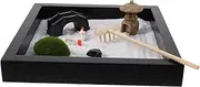 1 Set Japanese Zen Garden Desktop Decorative Sandbox Meditation Model for Home and Office Decor for and Enhancement