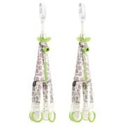 2PK Benbat Infant Prams Stroller Baby Toy Organizer Holder/Storage 0m+ w/ Hooks