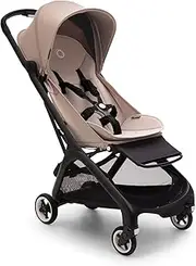 [Bugaboo] Butterfly Ultra Compact Travel Stroller, Small & Lightweight, Easy 1-Second Fold, Ergonomic and Extra Spacious City Pushchair from Baby to Toddler, Comfortable Steering, Desert Taupe