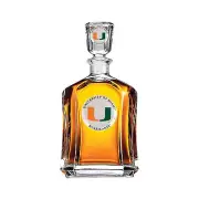 Miami Capitol Decanter | 24 OZ Whiskey Decanter for Liquor with Airtight Stop...