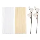 102pcs Reed Diffuser Sticks Set Stick with Decoration Bottle, White Wood