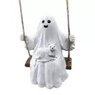 Unique Swing Specters Resin Art Unique Halloween Hanging Decoration for Parties