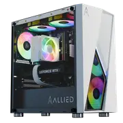 Allied Stinger RTX 4060 Ti | Intel Core i5-12400F Desktop Gaming PC (White)