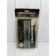 Memorex PRO Series T-120 Sealed VHS Tape V-100 Storage Case Video Cassette Prop