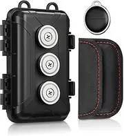 WHonor Magnetic Key Holder Under Car, Magnetic Key Box Key Hider, Hide a Key Outside