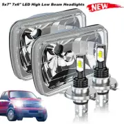 for Chevy Express Cargo Van 1500 2500 3500 Pair 7x6 5x7 LED Headlights Hi/Lo DOT