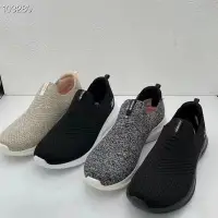 在飛比找Yahoo!奇摩拍賣優惠-Skechers斯凱奇春秋新款一腳蹬舒適透氣輕便透氣彈力針織