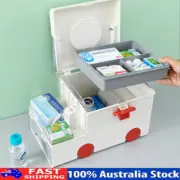 Foldable Medicine First Aid Home Storage Box Ambulance Outdoor Pill Box