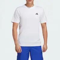 在飛比找momo購物網優惠-【adidas 愛迪達】上衣 男款 短袖上衣 運動 白 IC