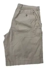 Tommy Hilfiger Men's Classic Fit Flat Front Shorts, (TAN, 36W) NWOT