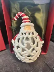 Christmas Snowman with Flameless Candle 2 Settings, holiday, New