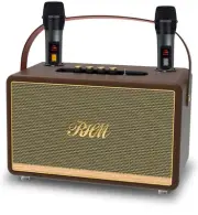 RHM S8 Karaoke Machine and Home Theater System with Wireless Microphones