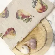 NEW Mode Como Tea Towel Set Pear 2pce