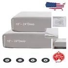 High-Quality 2-Pack Queen Microfiber Fitted Sheets - Wrinkle-Free, Extra Deep