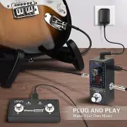 LEKATO Guitar Looper Effect Pedal 40 Mins 9 Slot Loop + Wireless Page Tuner