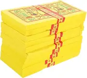 KALLORY 350 Sheets of Ghost Money Paper Ancestor Money Easy to Burn Cultural Altar Supplies Funeral Rituals
