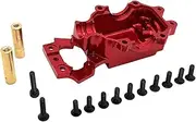 CoudarTitie 1/14 RC Car Front Gearbox Bottom Cover High Performance Aluminum Differential Case for RC Car Parts, Red