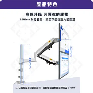 【福利品最優惠】NB H180/22-32吋液晶電視雙螢幕壁掛架