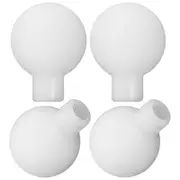 String Light Cover Fairy Light Globe Ball Round Shape As Shown Diy Projects 100Pcs White 2.50X1.70X1.70CM