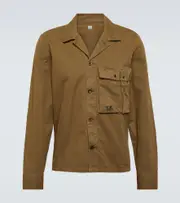 [C.P. Company] C.P. Company Cotton gabardine overshirt UK 15 brown