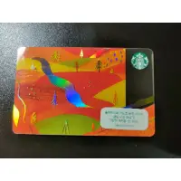 在飛比找蝦皮購物優惠-韓國 星巴克 Starbucks 隨行卡 紅色原野