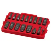 Milwaukee 49-66-6815 Impact Socket 3/8 Dr 17PC SAE Set