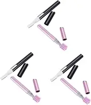 Healeved 3sets Eyebrow Shaver Razor for Women No Battery Required Trimmer Face Neck Body Hair Removal Comb for Consistent Length 2pcs*3